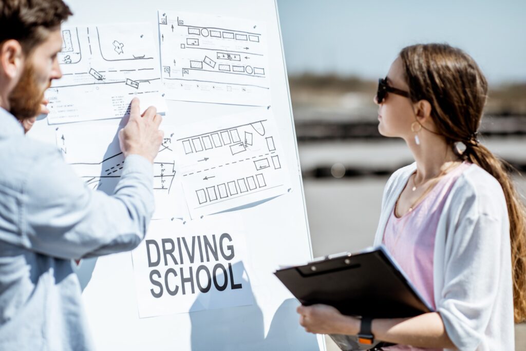 Intensive automatic driving school instructor lessons in Heywood